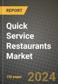 Quick Service Restaurants Market: Industry Size, Share, Competition, Trends, Growth Opportunities and Forecasts by Region - Insights and Outlook by Product, 2024 to 2031- Product Image