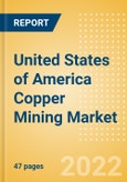 United States of America (USA) Copper Mining Market by Reserves and Production, Assets and Projects, Fiscal Regime including Taxes and Royalties, Key Players and Forecast, 2022-2026- Product Image