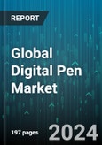 Global Digital Pen Market by Product (Handwriting Pen, Scanning Pen), Technology (Accelerometer-based, Active-based, Camera-based), End-User, Usage, Distribution - Forecast 2024-2030- Product Image