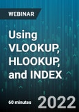 Using VLOOKUP, HLOOKUP, and INDEX - Webinar (Recorded)- Product Image