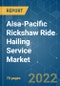Aisa-Pacific Rickshaw Ride Hailing Service Market - Growth, Trends, Covid-19 Impact, and Forecasts (2022 - 2027) - Product Image