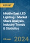 Middle East LED Lighting - Market Share Analysis, Industry Trends & Statistics, Growth Forecasts 2019 - 2029 - Product Image