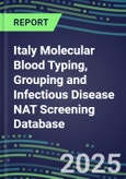 2024-2029 Italy Molecular Blood Typing, Grouping and Infectious Disease NAT Screening Database: 2024 Supplier Shares, 2024-2029 Volume and Sales Segment Forecasts for over 40 Transfusion/Immunohematology Tests- Product Image