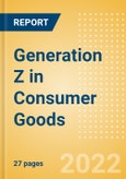 Generation Z in Consumer Goods - Thematic Research- Product Image