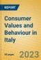 Consumer Values and Behaviour in Italy - Product Image