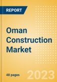 Oman Construction Market Size, Trends, and Forecasts by Sector - Commercial, Industrial, Infrastructure, Energy and Utilities, Institutional and Residential Market Analysis, 2023-2027- Product Image