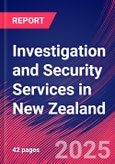 Investigation and Security Services in New Zealand - Industry Market Research Report- Product Image