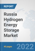 Russia Hydrogen Energy Storage Market: Prospects, Trends Analysis, Market Size and Forecasts up to 2028- Product Image