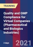 Quality and GMP Compliance for Virtual Companies (Pharmaceutical and Biologics Industries) (Recorded)- Product Image