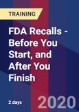 FDA Recalls - Before You Start, and After You Finish (Recorded)- Product Image