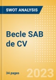 Becle SAB de CV (CUERVO ) - Financial and Strategic SWOT Analysis Review- Product Image