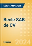 Becle SAB de CV (CUERVO ) - Financial and Strategic SWOT Analysis Review- Product Image