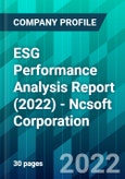ESG Performance Analysis Report (2022) - Ncsoft Corporation- Product Image