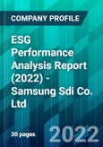 ESG Performance Analysis Report (2022) - Samsung Sdi Co. Ltd- Product Image