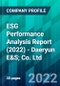 ESG Performance Analysis Report (2022) - Daeryun E&S; Co. Ltd. - Product Thumbnail Image