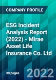 ESG Incident Analysis Report (2022) - Mirae Asset Life Insurance Co. Ltd.- Product Image