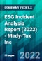 ESG Incident Analysis Report (2022) - Medy-Tox Inc. - Product Thumbnail Image