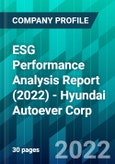 ESG Performance Analysis Report (2022) - Hyundai Autoever Corp.- Product Image