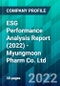 ESG Performance Analysis Report (2022) - Myungmoon Pharm Co. Ltd. - Product Thumbnail Image