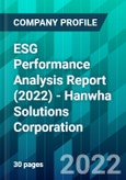 ESG Performance Analysis Report (2022) - Hanwha Solutions Corporation- Product Image