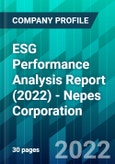ESG Performance Analysis Report (2022) - Nepes Corporation- Product Image