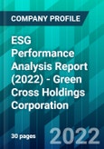 ESG Performance Analysis Report (2022) - Green Cross Holdings Corporation- Product Image