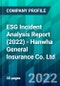 ESG Incident Analysis Report (2022) - Hanwha General Insurance Co. Ltd - Product Thumbnail Image