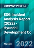 ESG Incident Analysis Report (2022) - Hyundai Development Co.- Product Image