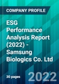 ESG Performance Analysis Report (2022) - Samsung Biologics Co. Ltd.- Product Image