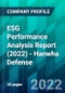 ESG Performance Analysis Report (2022) - Hanwha Defense - Product Thumbnail Image