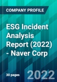 ESG Incident Analysis Report (2022) - Naver Corp.- Product Image