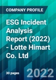 ESG Incident Analysis Report (2022) - Lotte Himart Co. Ltd.- Product Image
