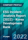 ESG Incident Analysis Report (2022) - Korea Development Bank- Product Image
