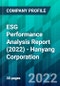 ESG Performance Analysis Report (2022) - Hanyang Corporation - Product Thumbnail Image