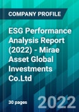 ESG Performance Analysis Report (2022) - Mirae Asset Global Investments Co.Ltd.- Product Image