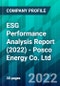 ESG Performance Analysis Report (2022) - Posco Energy Co. Ltd. - Product Thumbnail Image