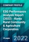 ESG Performance Analysis Report (2022) - Korea Rural Community & Agriculture Corporation - Product Thumbnail Image