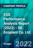 ESG Performance Analysis Report (2022) - SK Ecoplant Co. Ltd.- Product Image