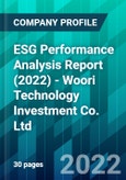 ESG Performance Analysis Report (2022) - Woori Technology Investment Co. Ltd.- Product Image