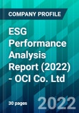 ESG Performance Analysis Report (2022) - OCI Co. Ltd- Product Image