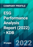 ESG Performance Analysis Report (2022) - KDB- Product Image