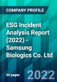 ESG Incident Analysis Report (2022) - Samsung Biologics Co. Ltd.- Product Image