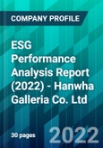 ESG Performance Analysis Report (2022) - Hanwha Galleria Co. Ltd.- Product Image