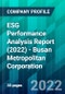 ESG Performance Analysis Report (2022) - Busan Metropolitan Corporation - Product Thumbnail Image