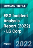ESG Incident Analysis Report (2022) - LG Corp- Product Image