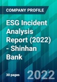 ESG Incident Analysis Report (2022) - Shinhan Bank- Product Image