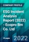 ESG Incident Analysis Report (2022) - Ecopro Bm Co. Ltd. - Product Thumbnail Image