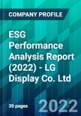 ESG Performance Analysis Report (2022) - LG Display Co. Ltd- Product Image