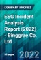 ESG Incident Analysis Report (2022) - Binggrae Co. Ltd - Product Thumbnail Image