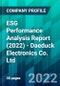 ESG Performance Analysis Report (2022) - Daeduck Electronics Co. Ltd. - Product Thumbnail Image